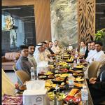 إحتفال بمناسبة عقد إتفاقية عمل مع سلسلة مطاعم ساروجة